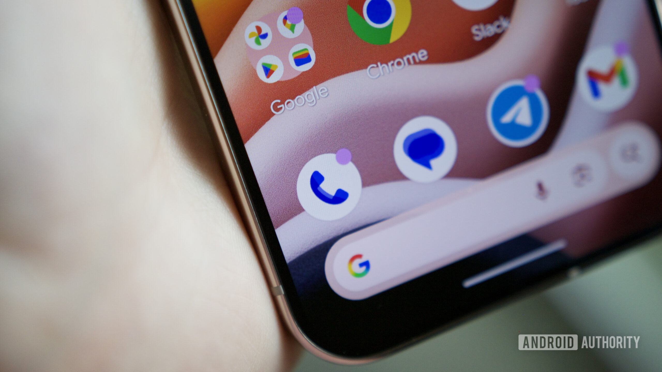 Imagem aproximada do ícone do aplicativo Google Phone.