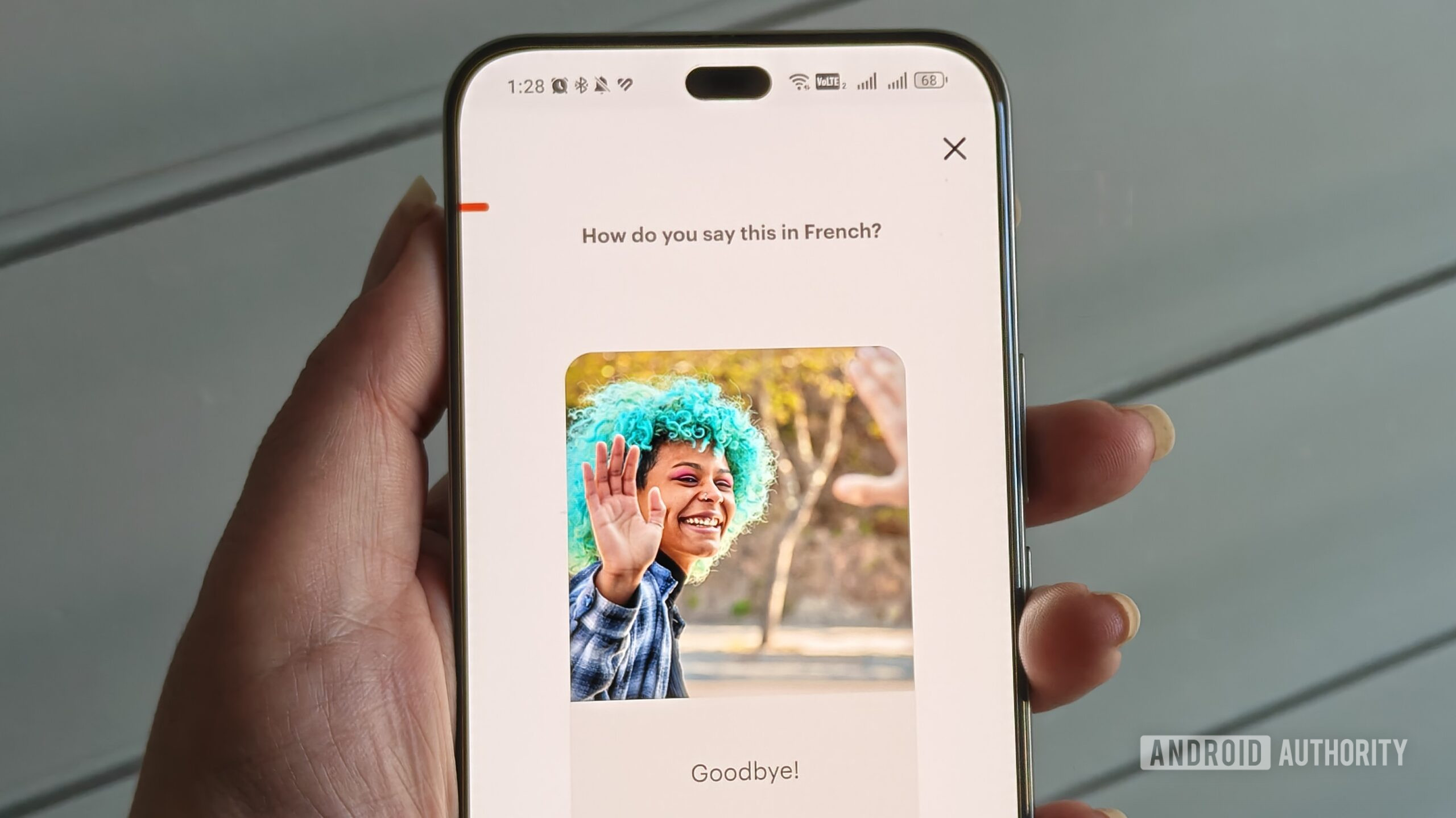 aula de francês no aplicativo Babbel aula de francês no aplicativo Babbel