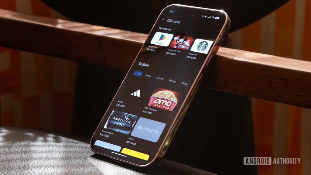 A Play Store agora vende cartões -presente digitais