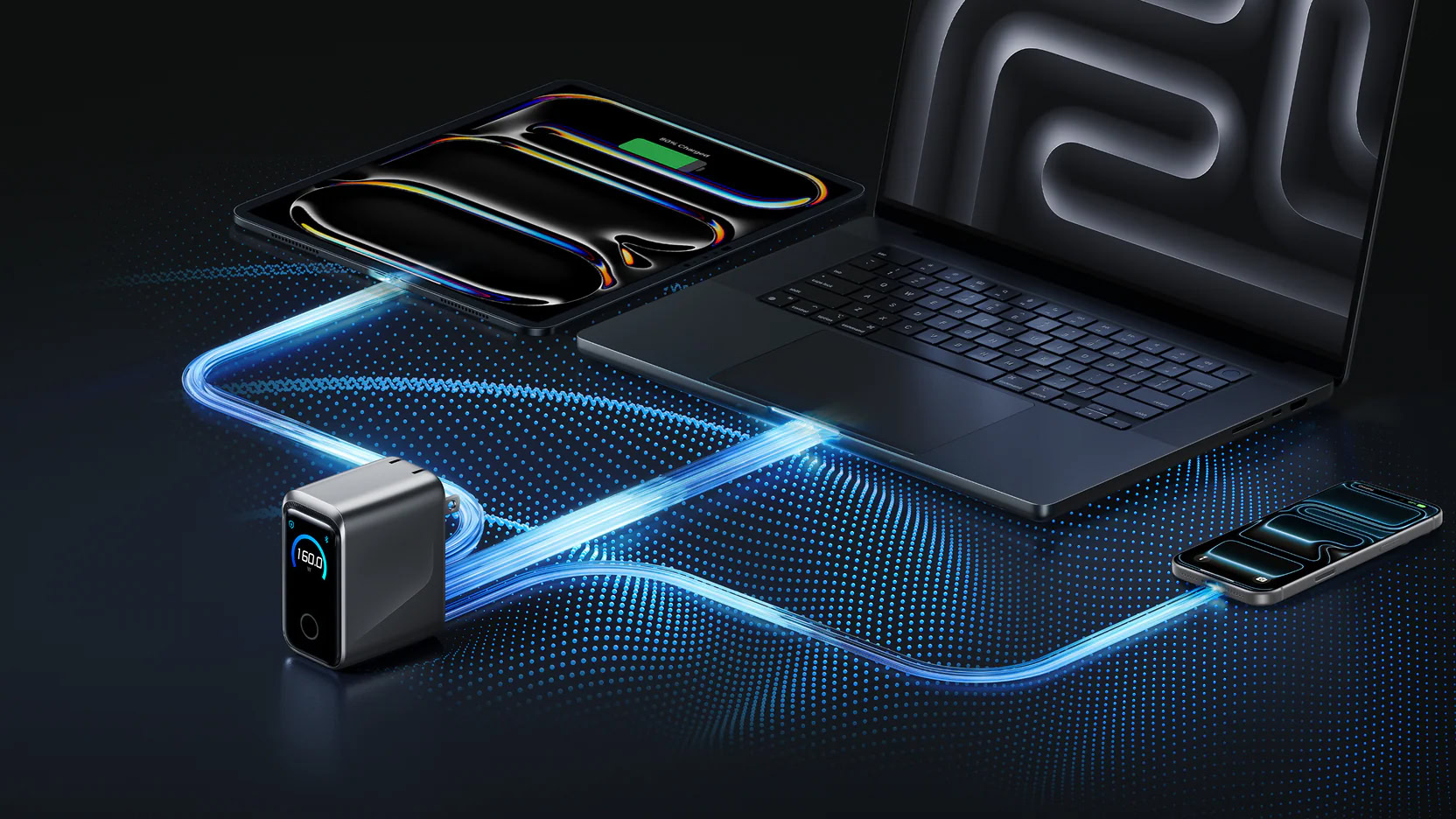 Anker Prime Charger 160W Charging Mobile Dispositivos