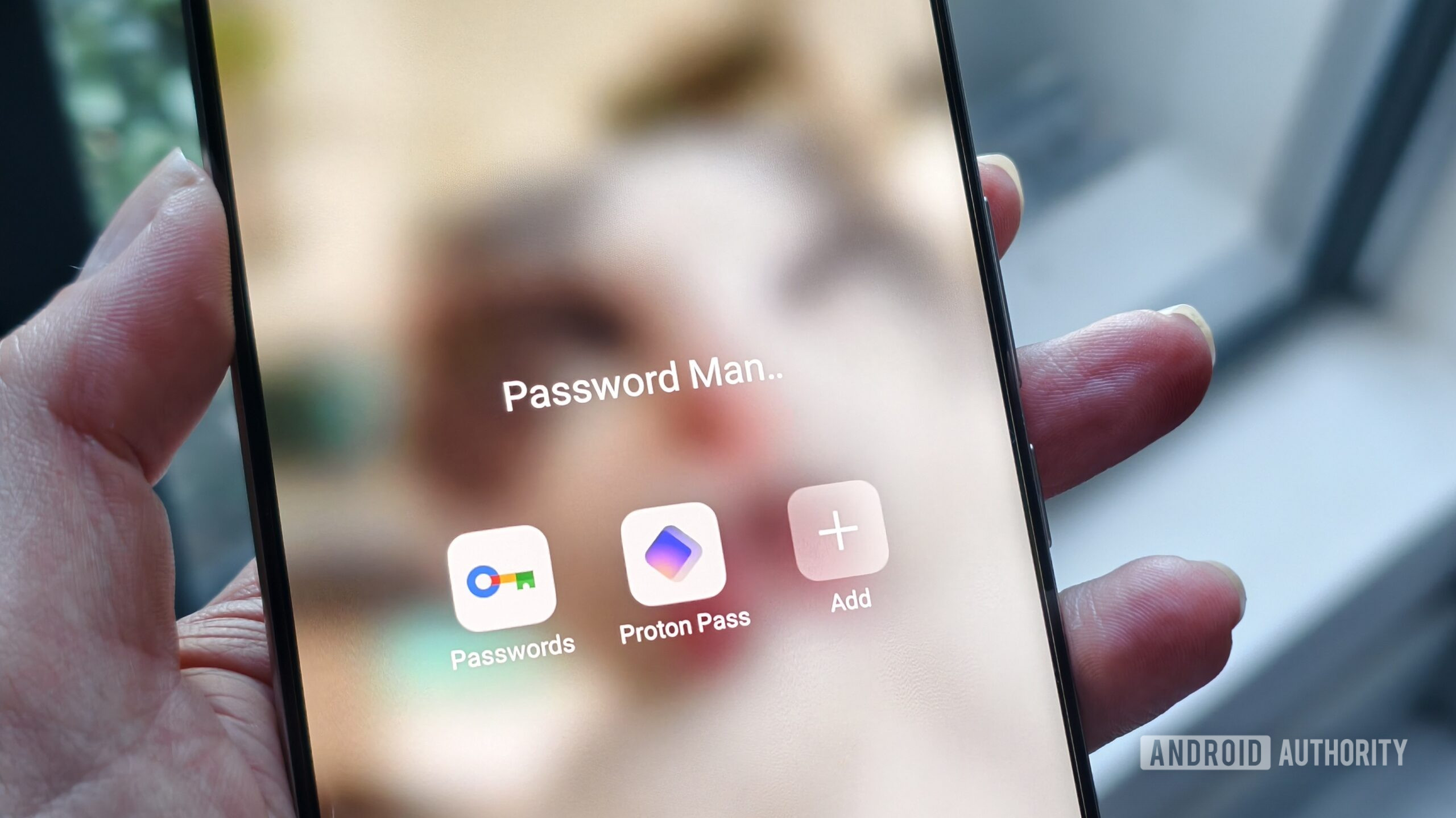 gerentes de senha em uma tela de smartphone gerentes de senha em uma tela de smartphone