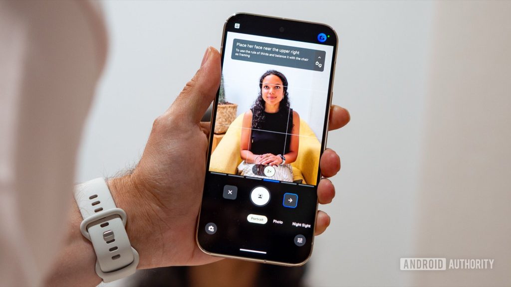 Não estou usando o Camera Coach do Pixel 10, então por que você está?