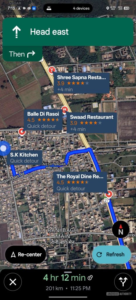 O Google Maps pode mudar a forma como você pesquisa ao longo de uma rota