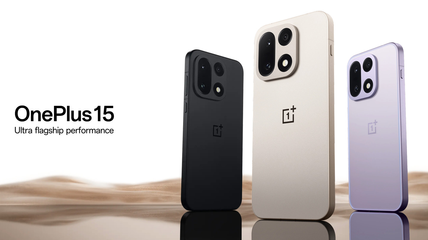 Imagem oficial do herói OnePlus 15