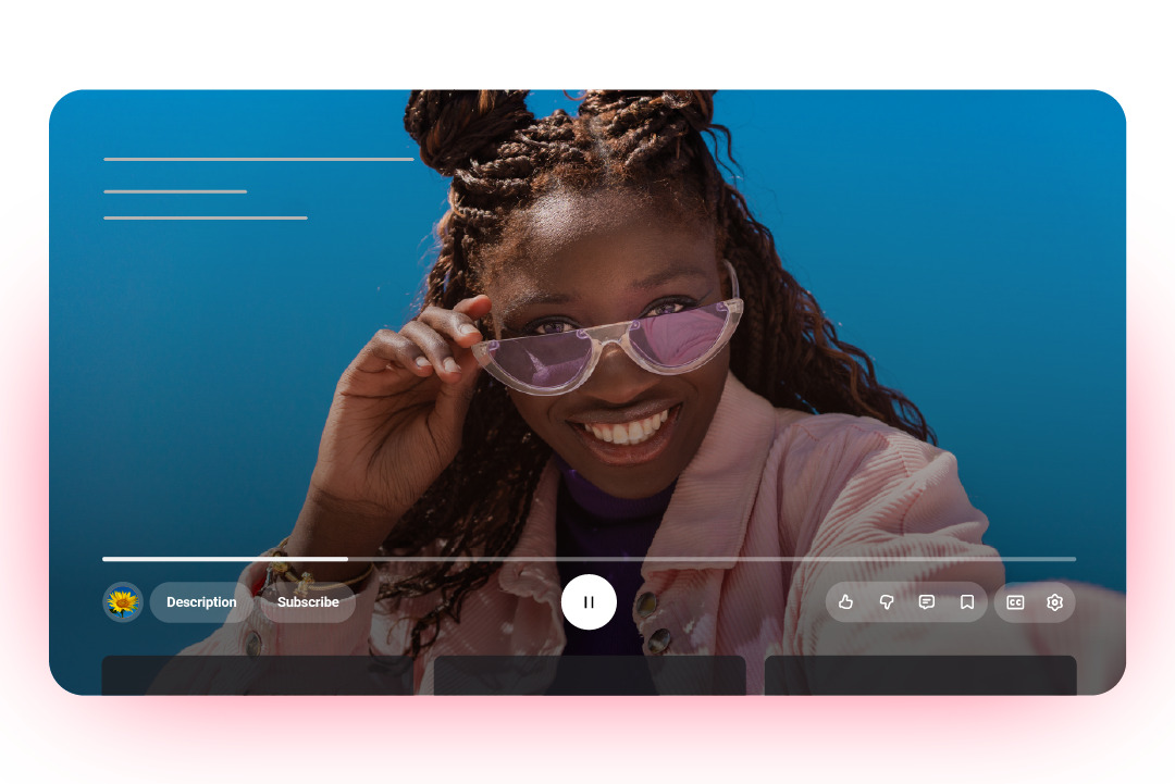 Novo design do YouTube