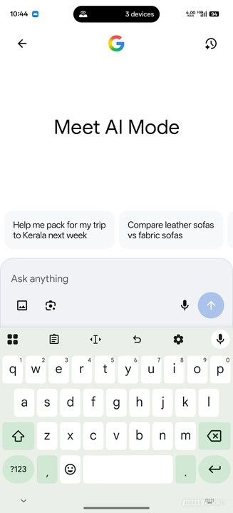 Modo AI do Google