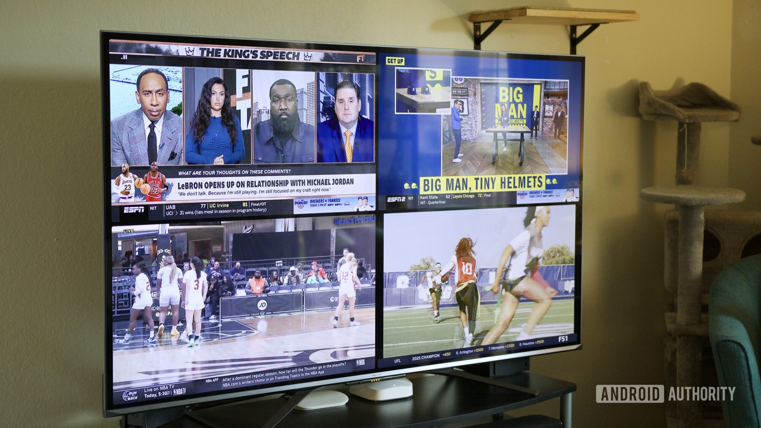 esportes multiview da TV do YouTube Multiview na TV do YouTube.