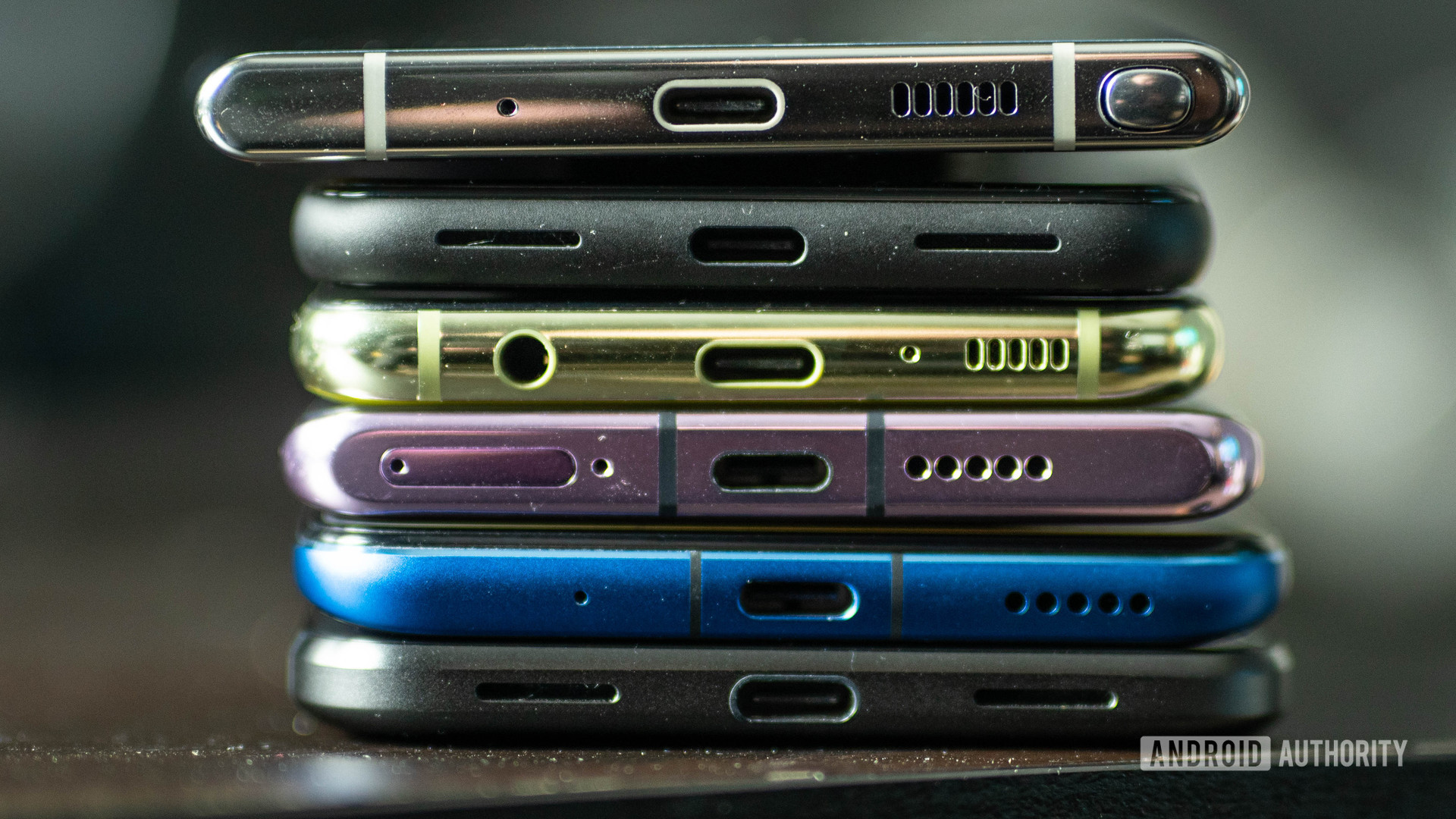 Pilha de portas USB C