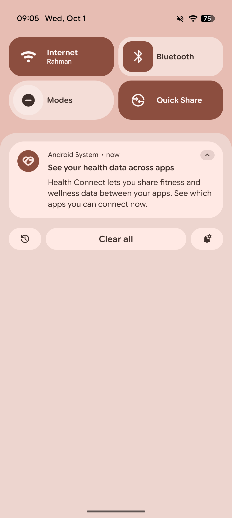 Notificação push para se inscrever no Health Connect Notificação push para se inscrever no Health Connect