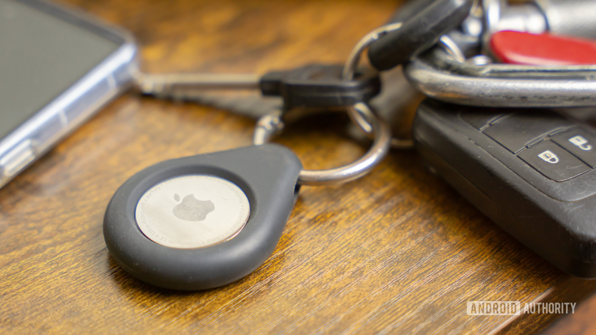 Apple AirTag em foto de estoque de chaveiro Apple AirTag em foto de estoque de chaveiro