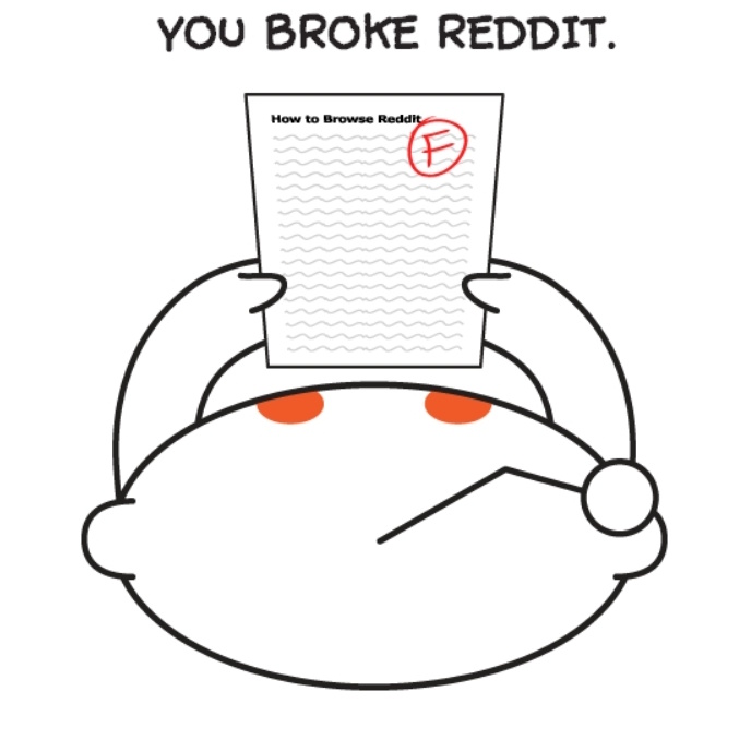 Você quebrou o Reddit Você quebrou o Reddit