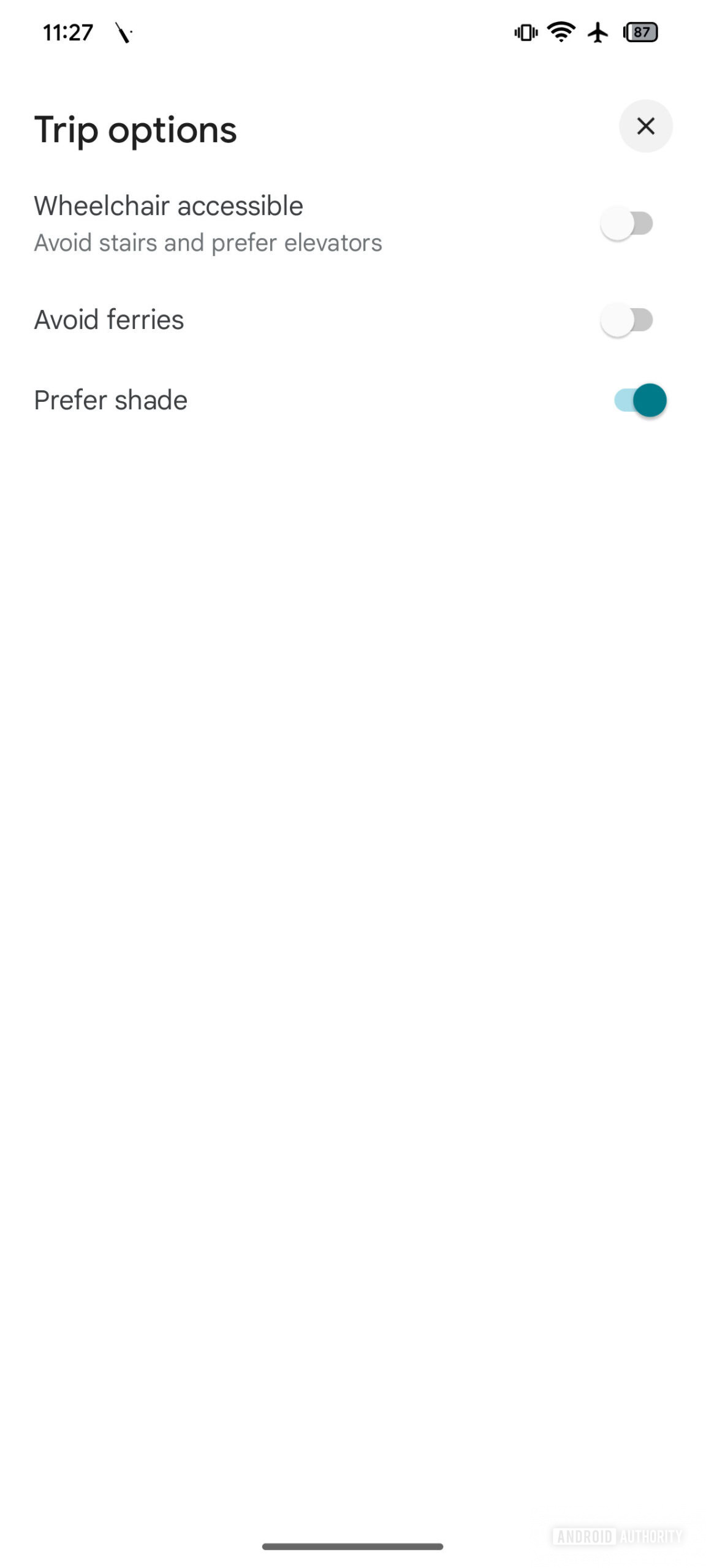 O Google Maps prefere alternar sombra AssembleDebug 2