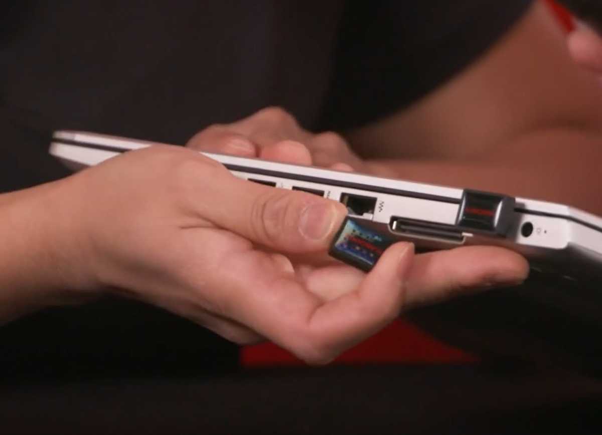 Pequena unidade flash USB C SanDisk 3