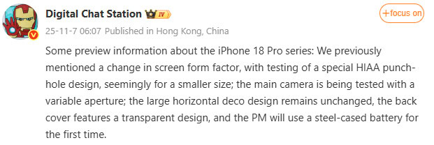 Capa transparente para iPhone 18 Pro Digital Chat Station Capa transparente para iPhone 18 Pro Digital Chat Station