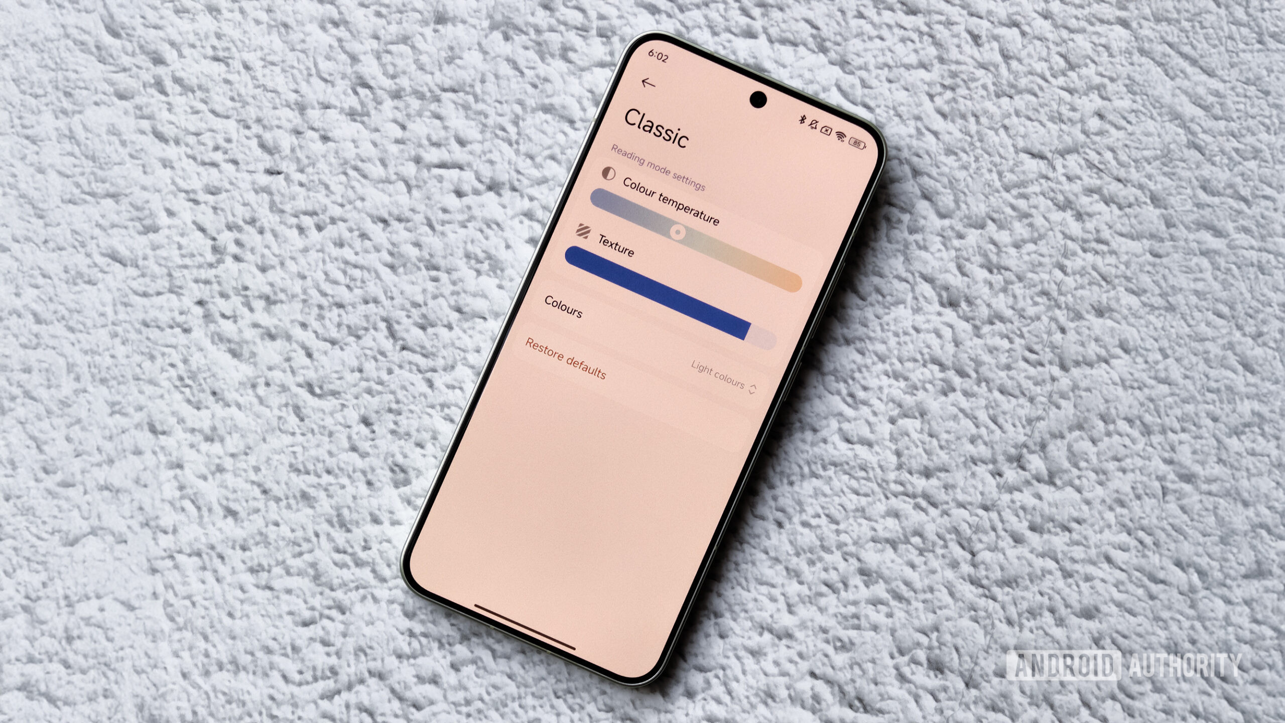 Configurações do modo de leitura Xiaomi HyperOS Configurações do modo de leitura Xiaomi HyperOS