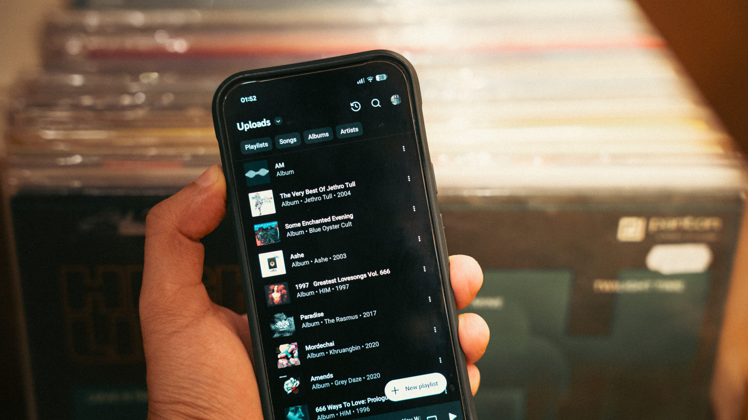 Categoria de envios do YouTube Music