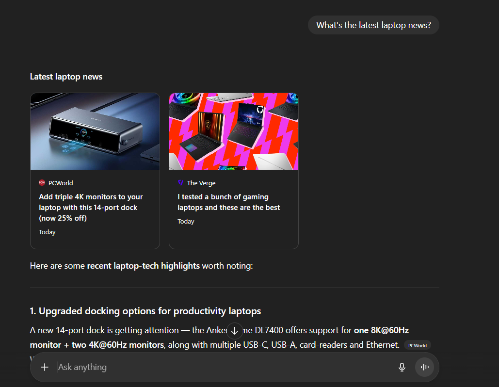 ChatGPT como mecanismo de busca
