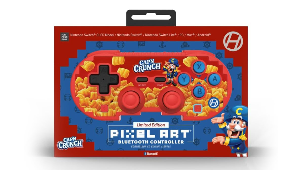 Caixa de controlador Bluetooth sem fio Hyperkin Cap'n Crunch Caixa de controlador Bluetooth sem fio Hyperkin Cap'n Crunch
