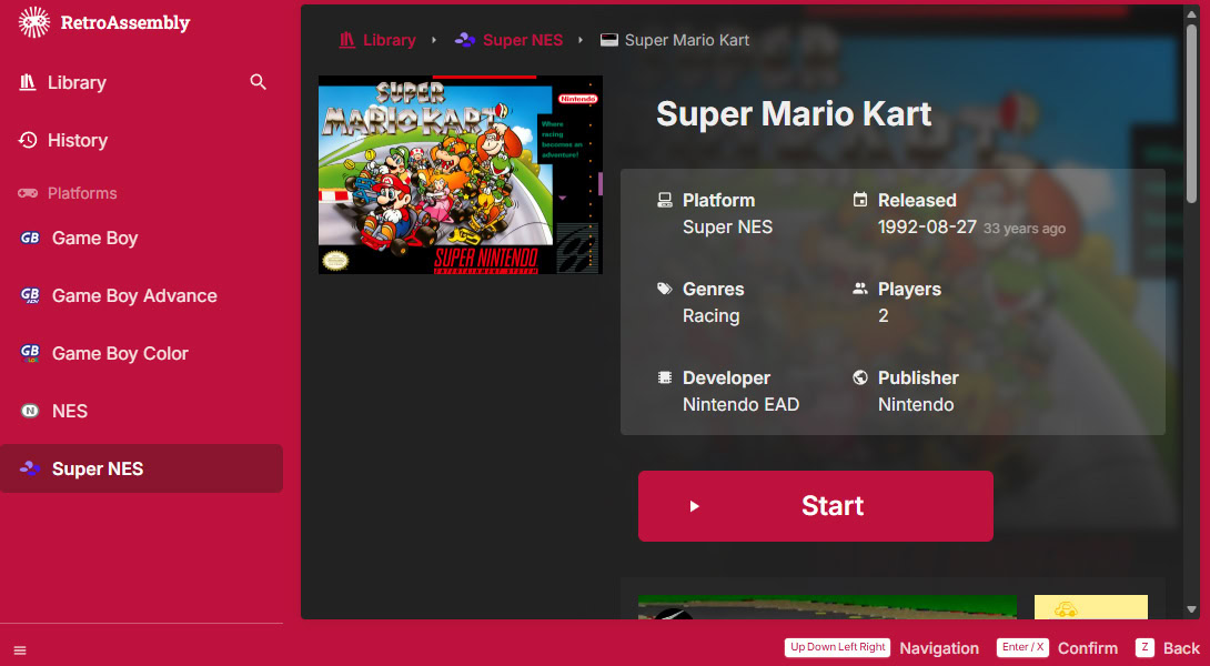 Biblioteca RetroAssembly