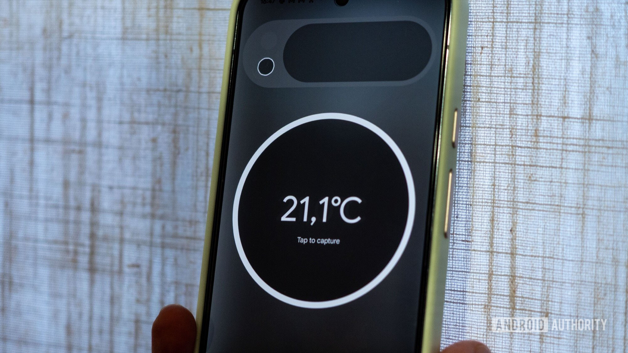 termômetro google pixel 10 pro verificando a janela de temperatura 3