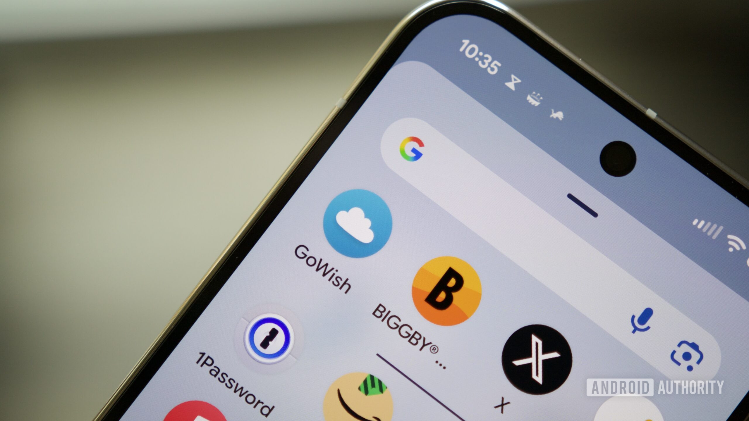 gowish ícone do aplicativo android Ícone do aplicativo GoWish em um telefone Android.