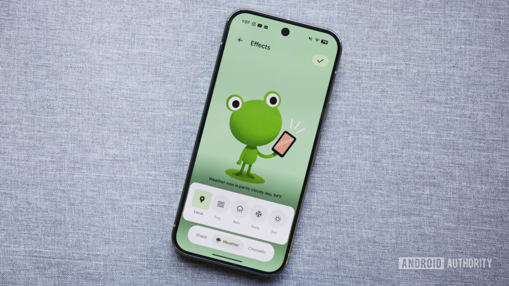 O Google está corrigindo um descuido com os papéis de parede de efeitos ao vivo do Pixel