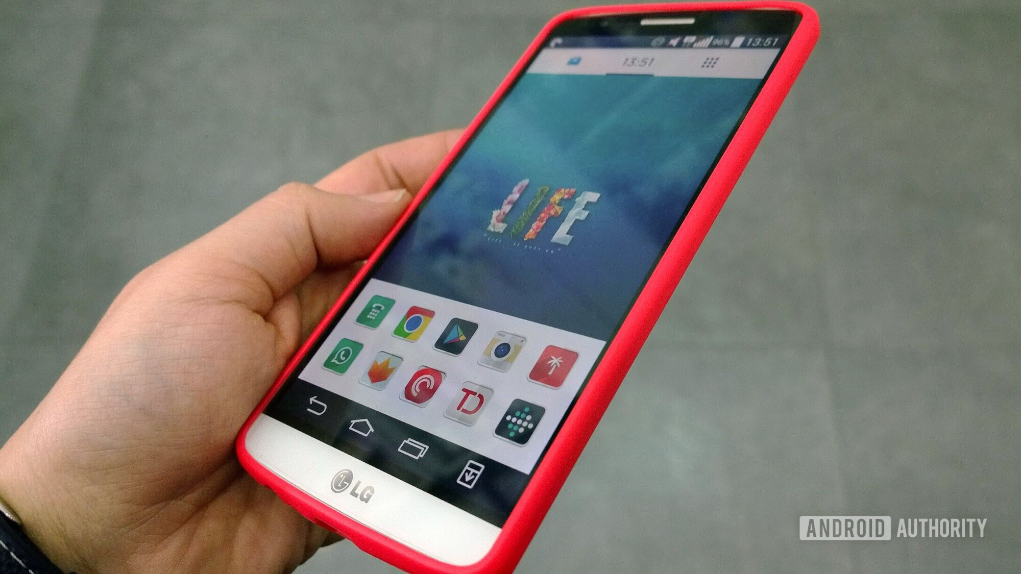 Tela inicial 2 do LG G3 2014