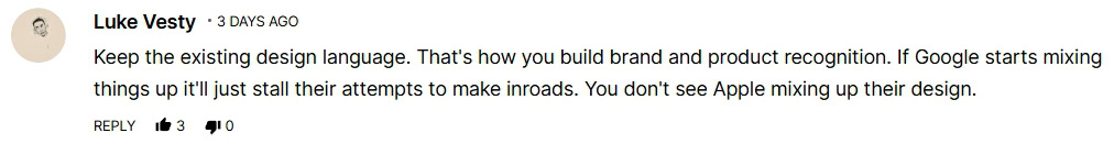 Comentários do leitor sobre a linguagem de design do Pixel Watch (2)