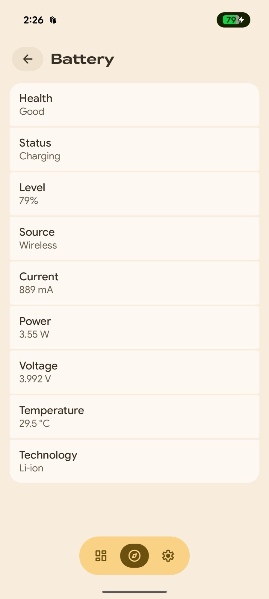 captura de tela do google pixel 9 pro xl inware novo qi2 15W