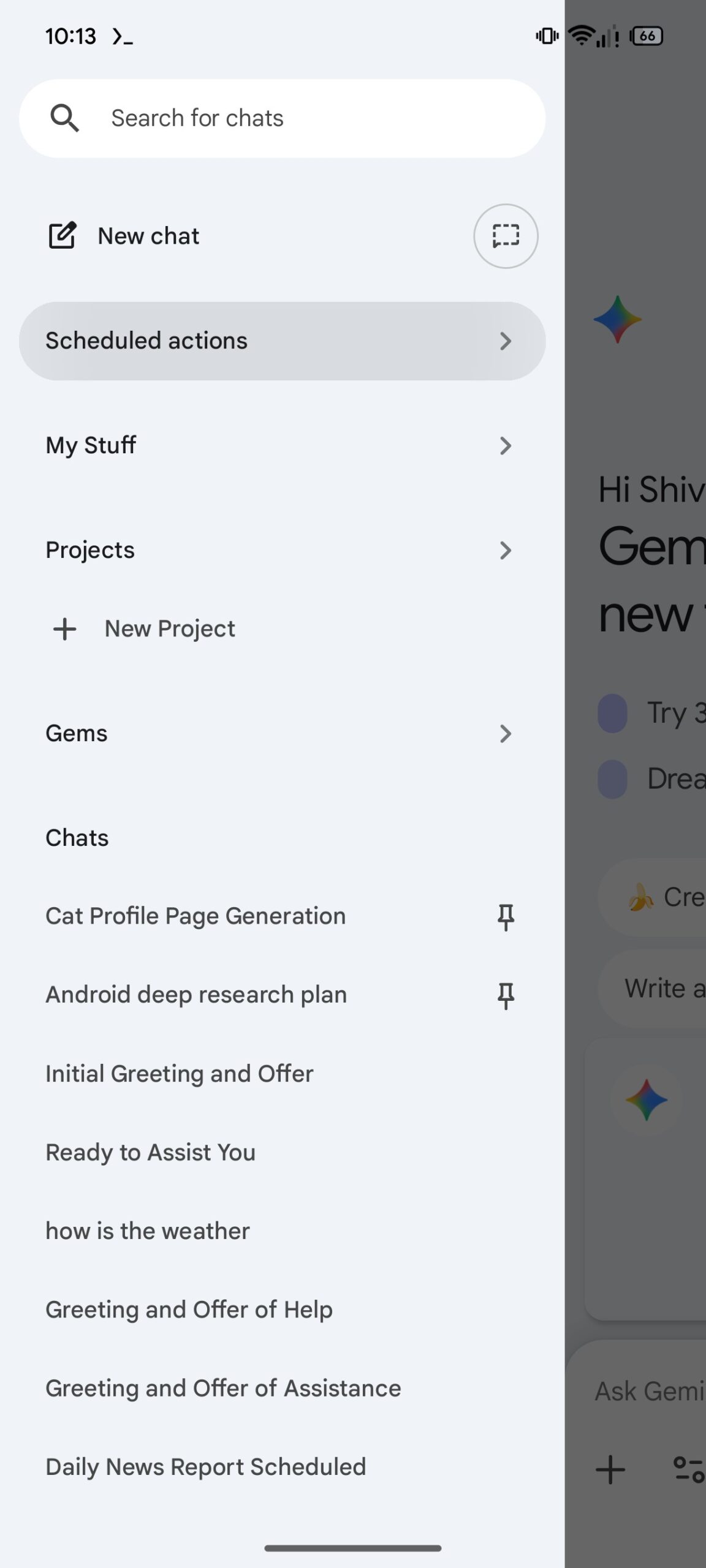 Projeto Android do aplicativo Gemini 4