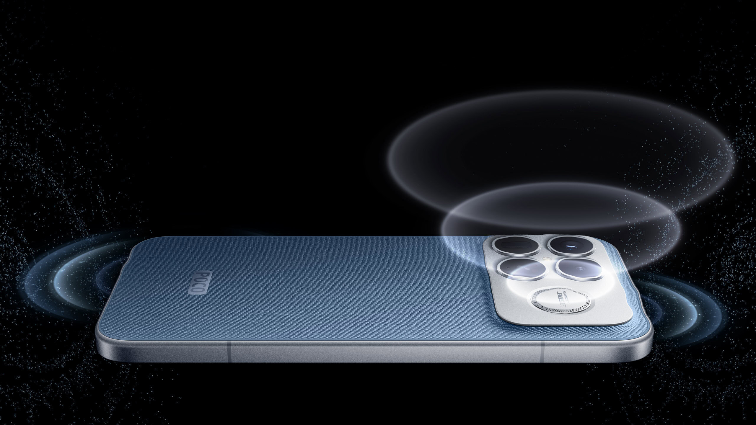 POCO F8 Ultra Bose alto-falante traseiro oficial POCO F8 Ultra Bose alto-falante traseiro oficial