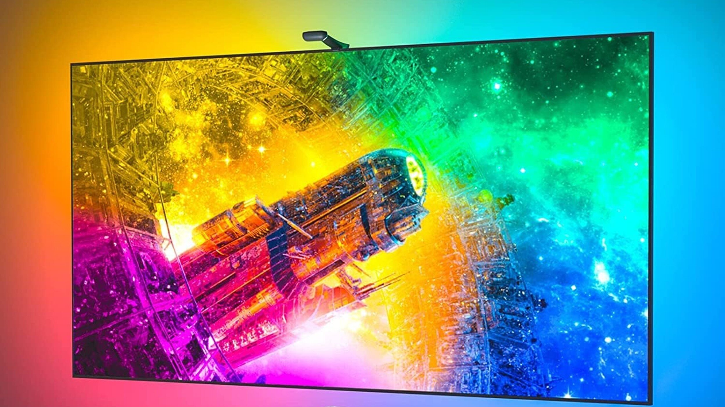 O Govee Envisual TV LED Backlight T2 é uma ótima opção da Black Friday para festas da NFL.