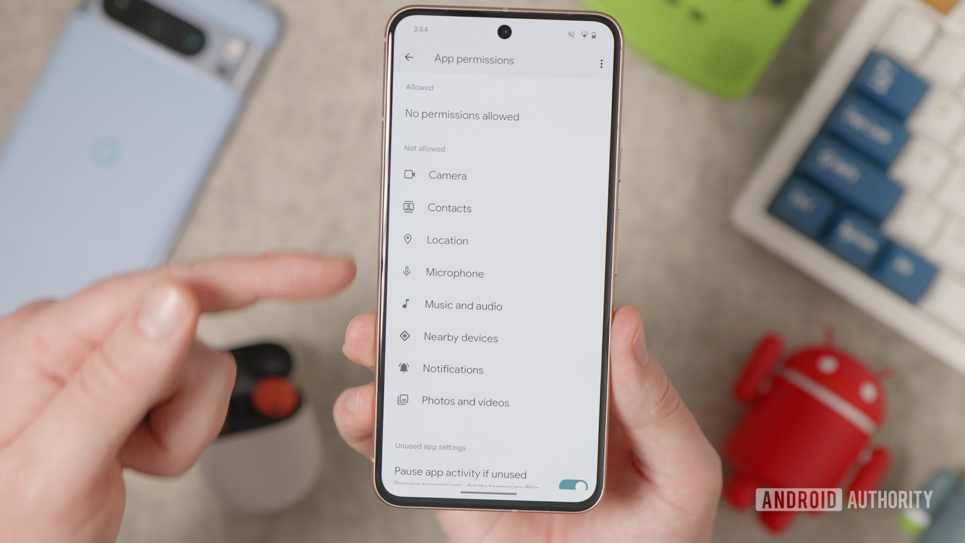 Permissões de aplicativos Permissões de aplicativos