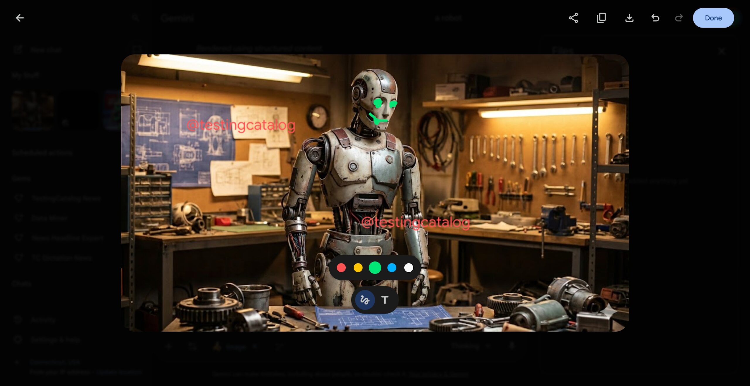 Vazamento de recurso de conotação de imagem Gemini Vazamento de recurso de conotação de imagem Gemini