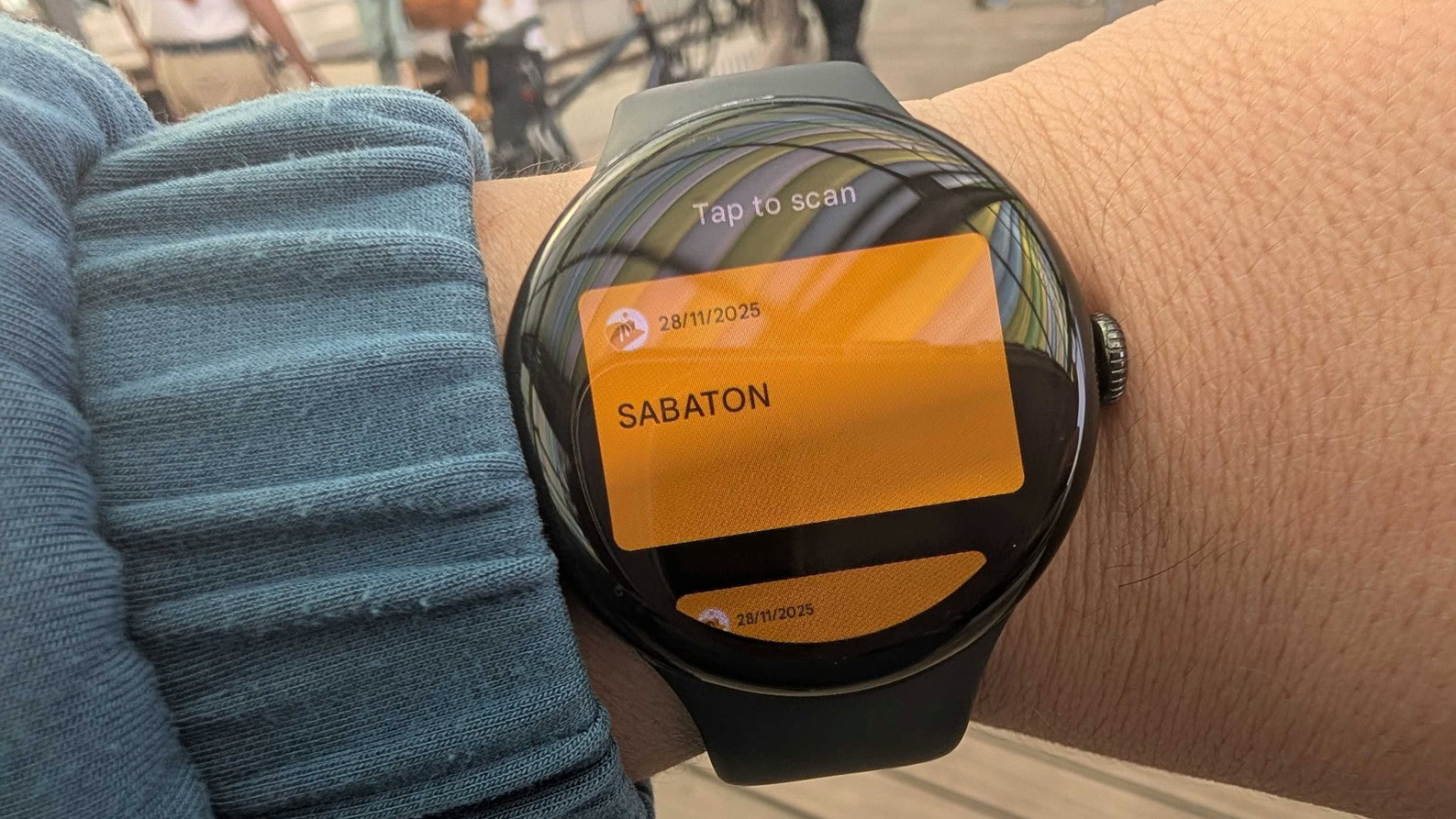 Passe personalizado da Google Wallet no Pixel Watch 3 Passe personalizado da Google Wallet no Pixel Watch 3