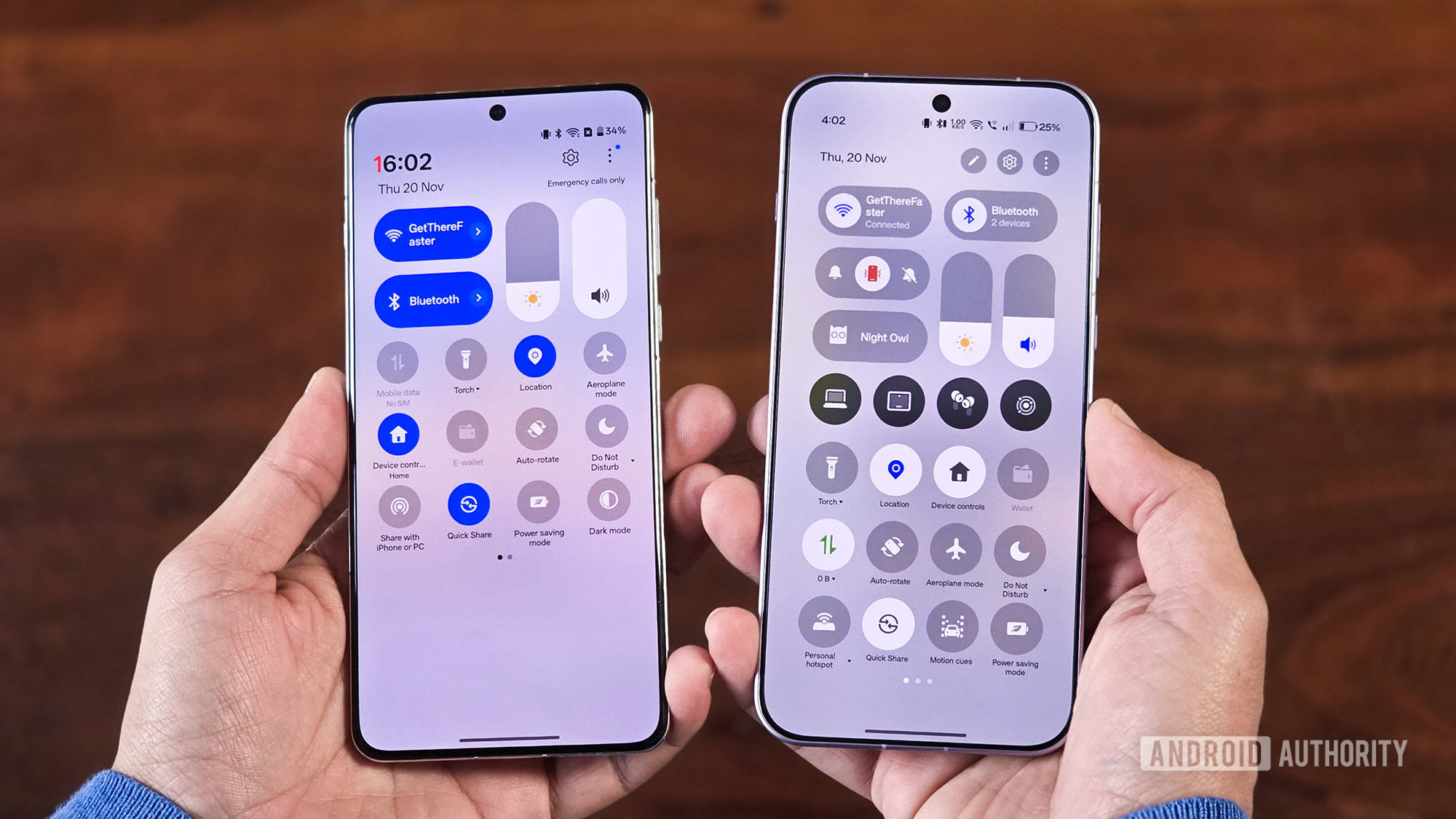 Estilo de configurações rápidas do OxygenOS 16 Estilo de configurações rápidas do OxygenOS 16