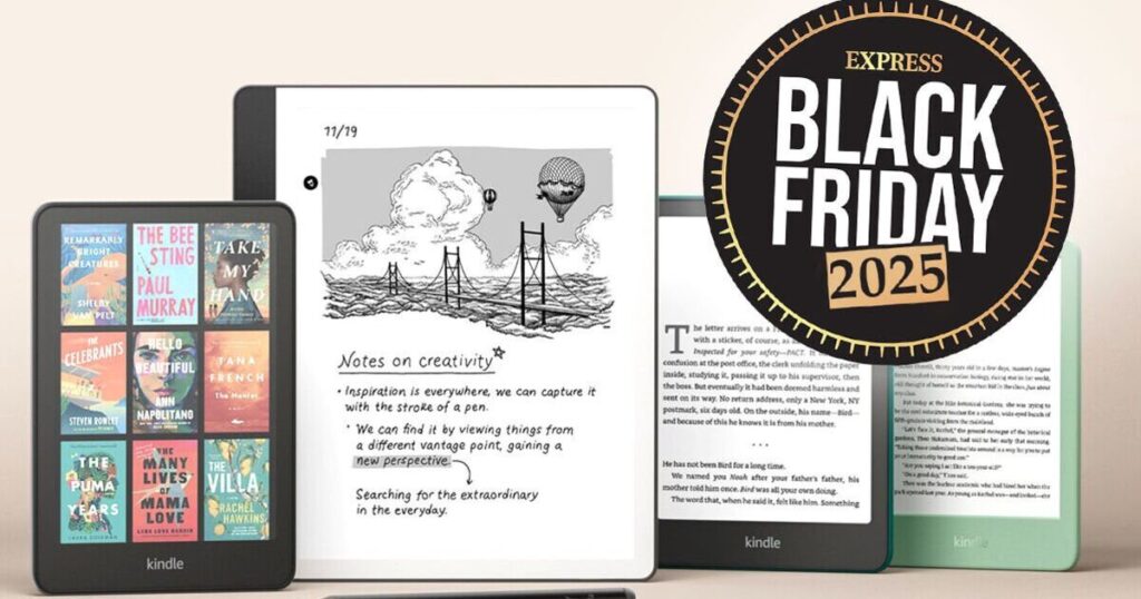Cada Kindle com preço baixo recorde à medida que as vendas da Black Friday da Amazon aumentam