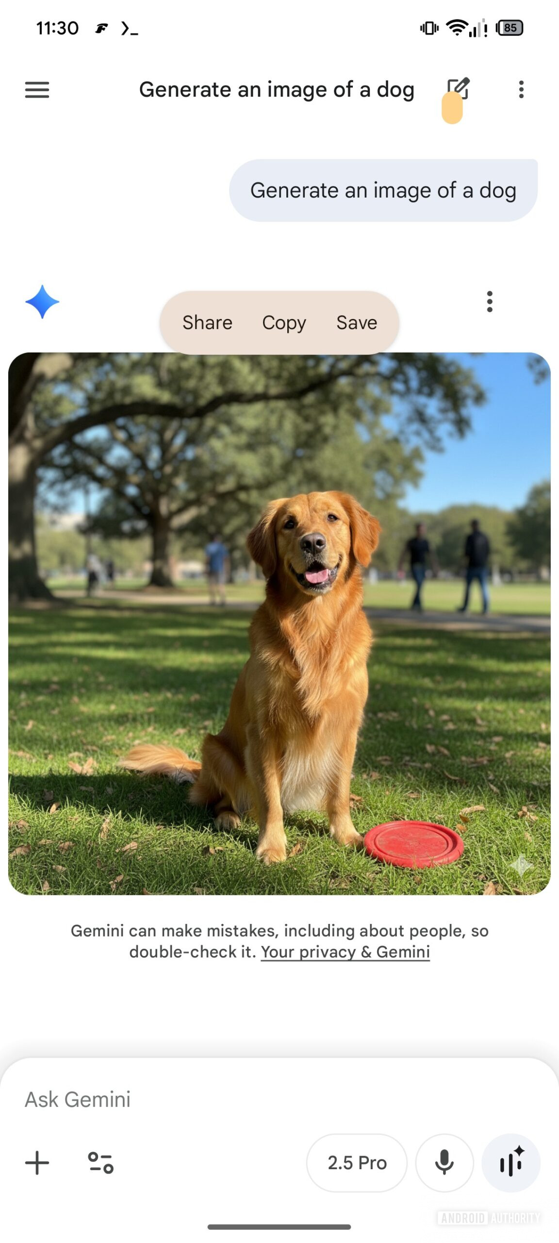 Compartilhamento de imagem de Gêmeos