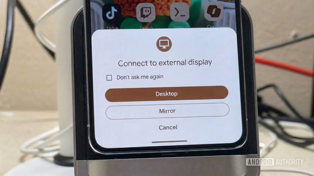 Em breve o Android lembrará suas preferências de exibição externa
