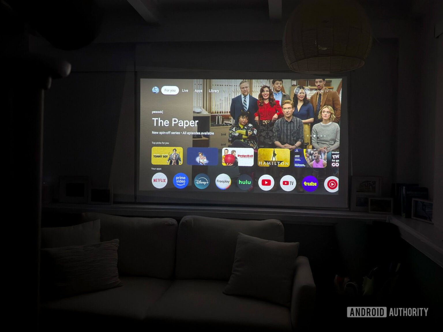 Enquete: Você trocaria sua TV por um projetor Google TV?