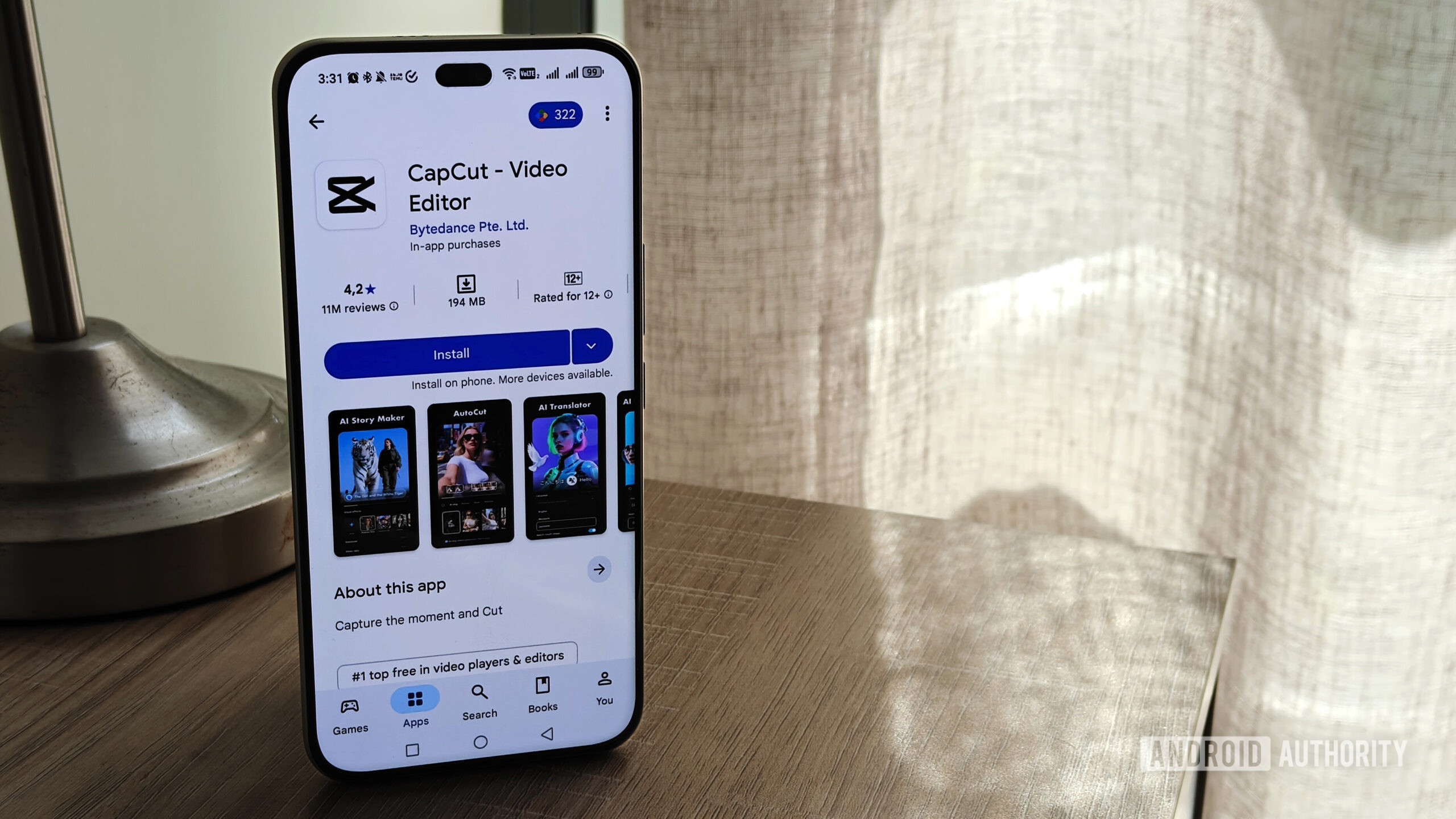 capcut na loja Google Play capcut na loja Google Play