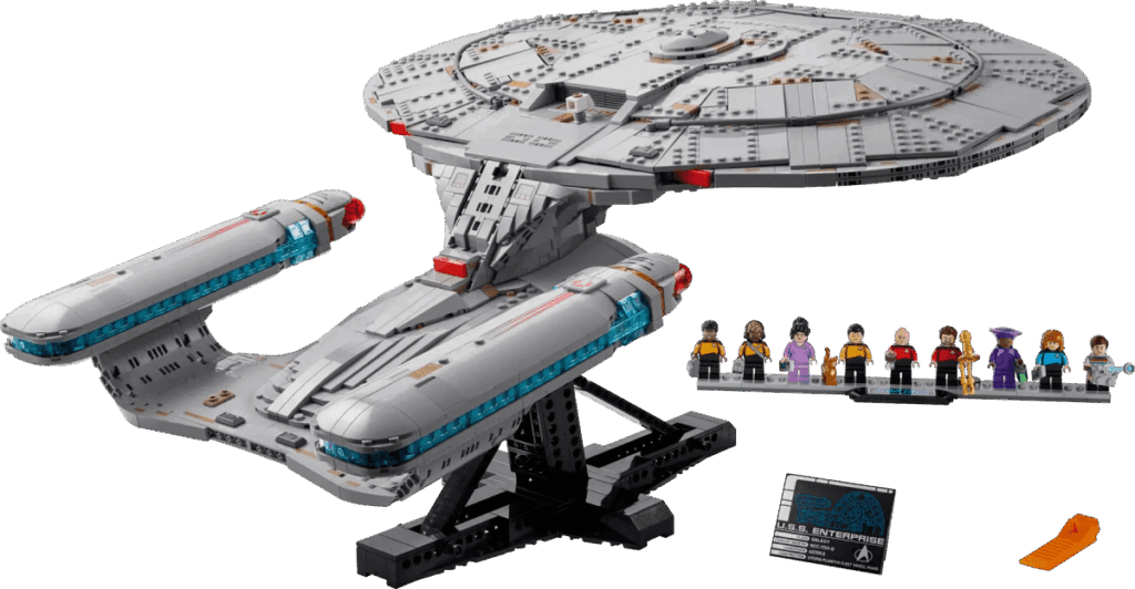 LEGO finalmente nos mostra seu glorioso conjunto Star Trek Enterprise D