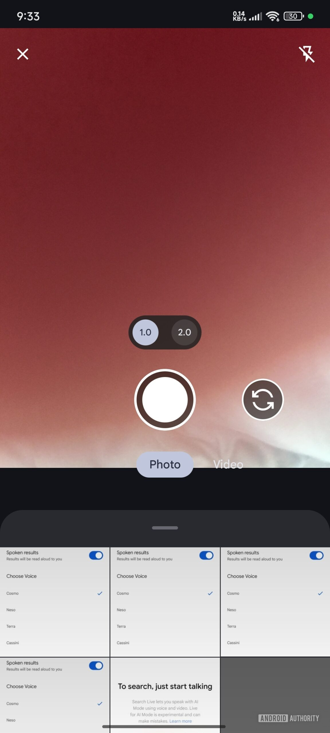Bug de rotação automática do Mensagens do Google na interface da galeria (1)