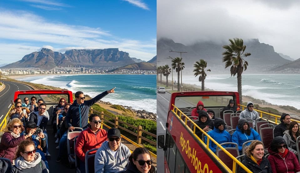 Tour de ônibus pela Cidade do Cabo, África do Sul