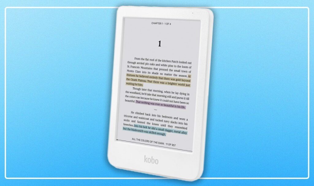 O mais recente e-reader da Kobo tem um valor muito melhor do que qualquer Kindle