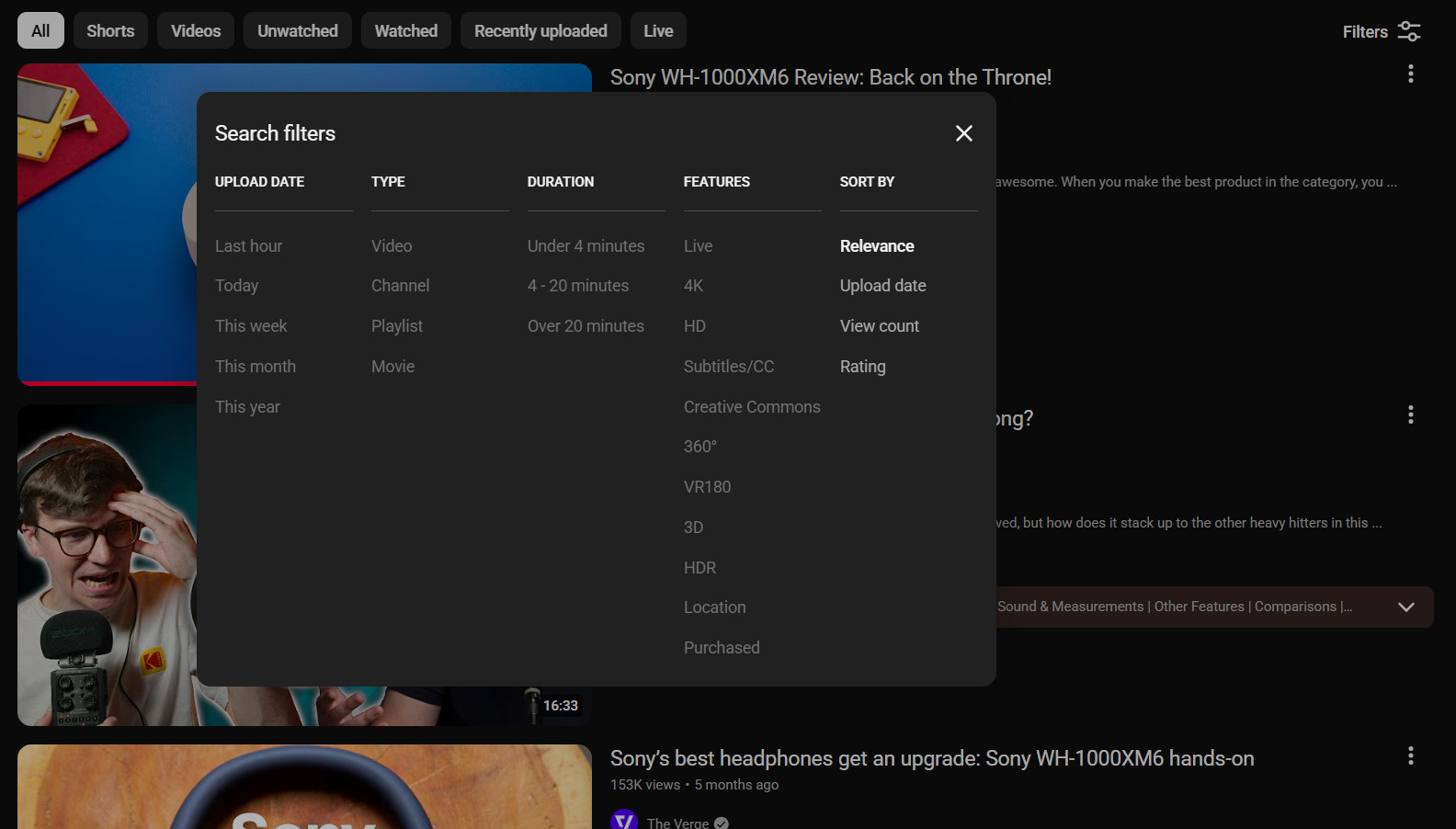 filtros de pesquisa do youtube quebrados filtros de pesquisa do youtube quebrados