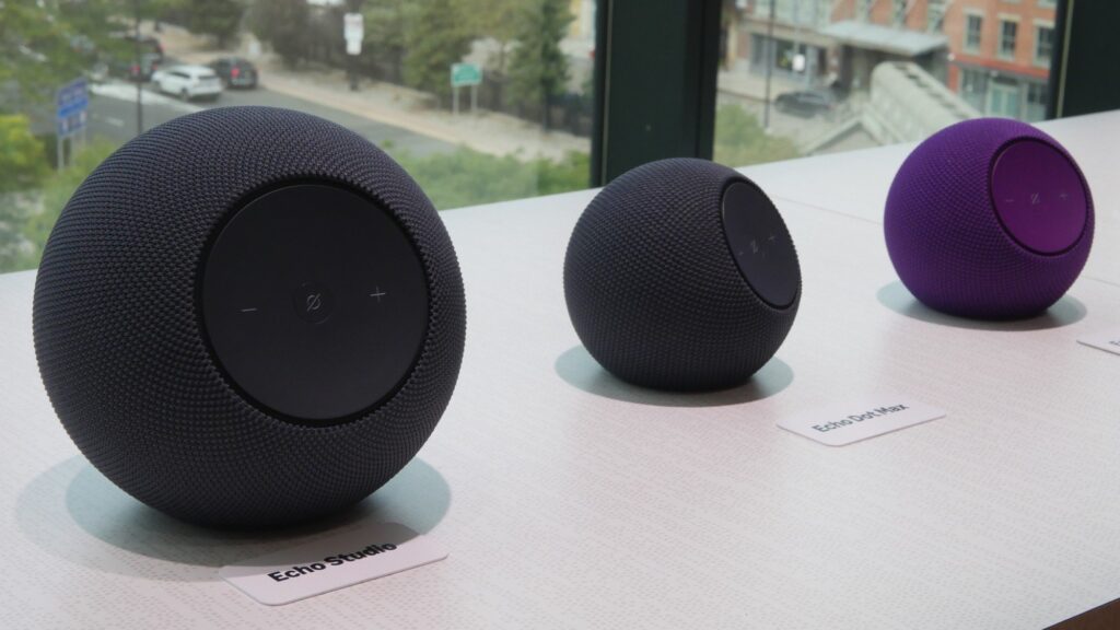 Os novos Amazon Echo Dot Max e Echo Studio à venda!