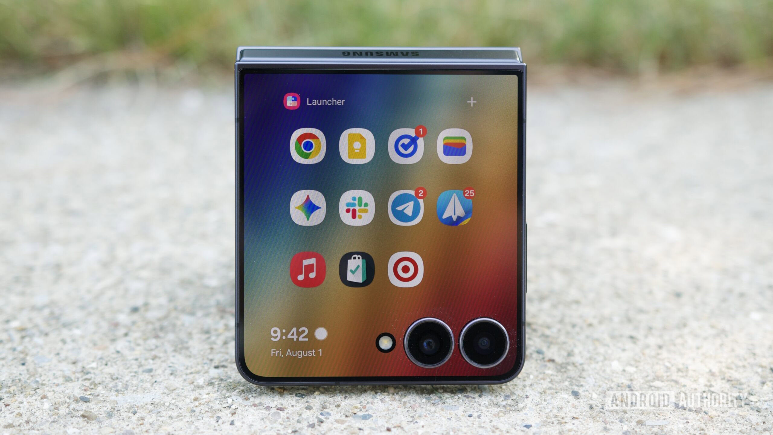 Iniciador do aplicativo Good Lock na tela externa do Galaxy Z Flip 7.