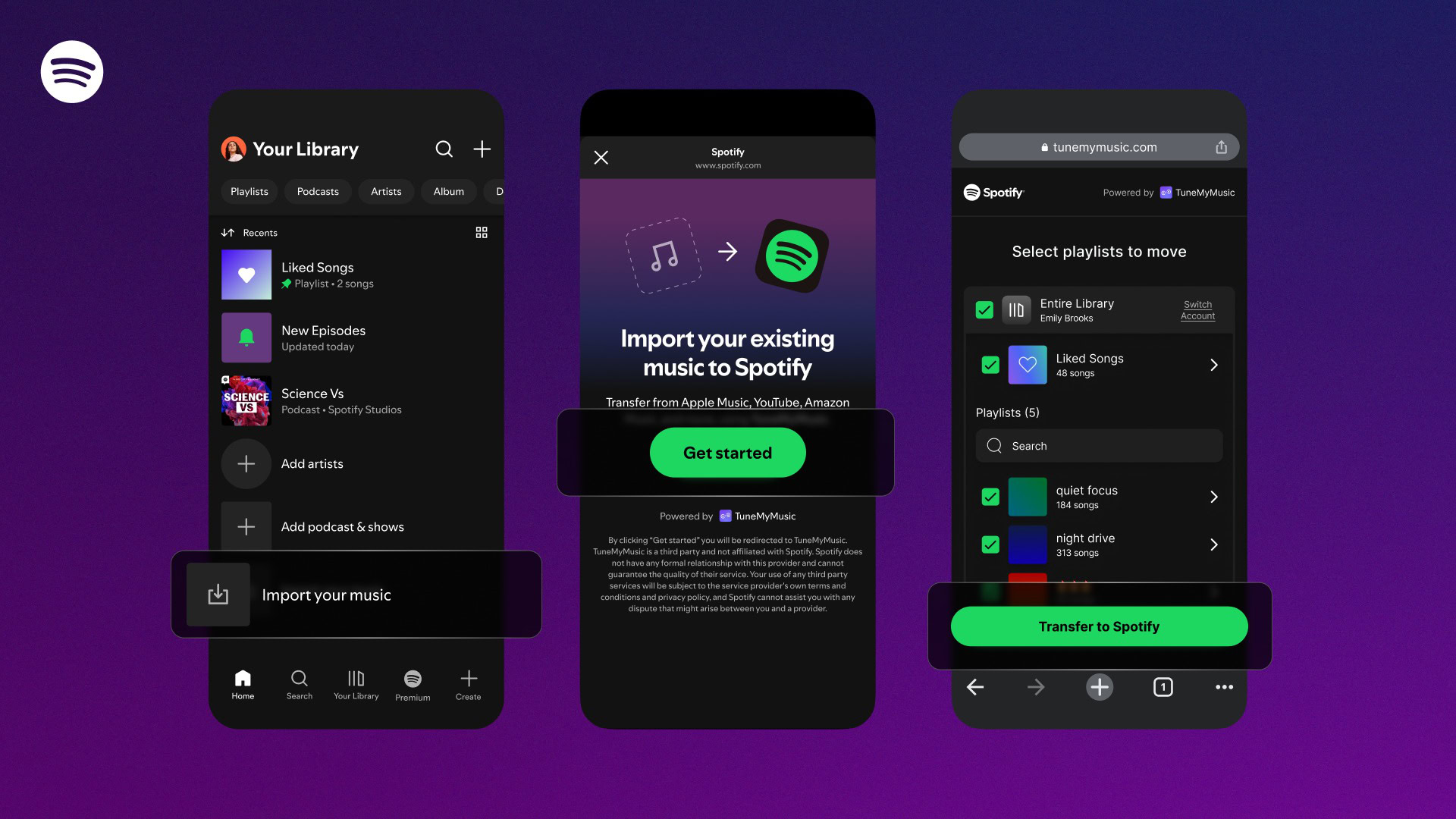 Como transferir playlists para o Spotify Como transferir playlists para o Spotify
