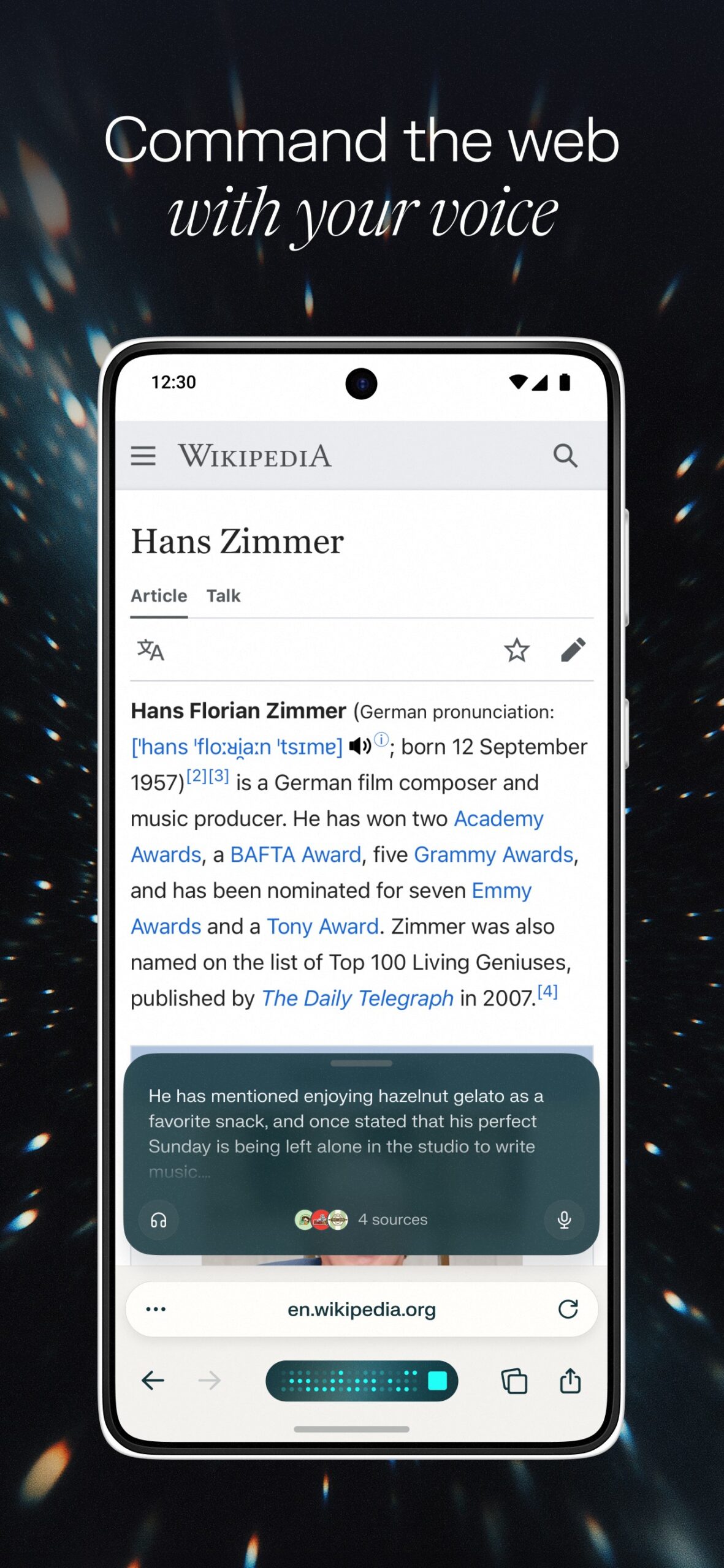 cometa perplexidade navegador android 1